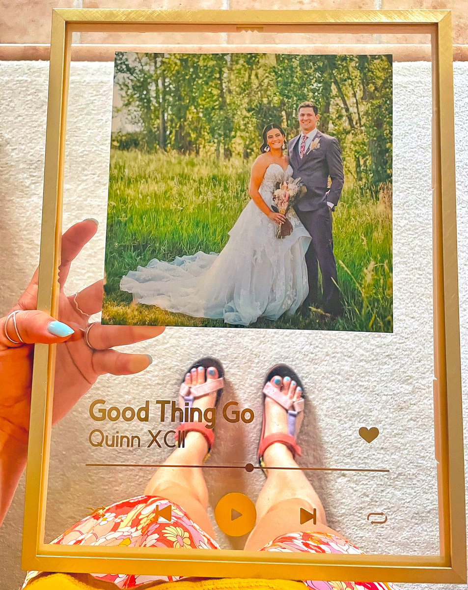 LoraLSchell's tweet photo. @QuinnXCII — Good Thing Go is our wedding song, play it tonight in Minneapolis? we’ll be there🫶🏻 https://t.co/hAmYrk4EZc