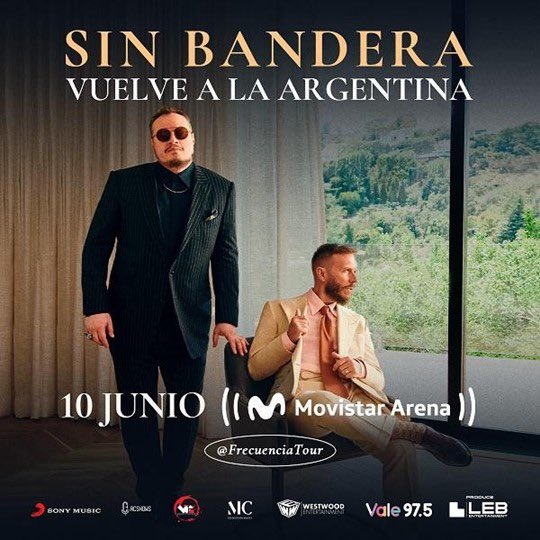 ElDestrudiante's tweet photo. Vendo entradas para Sin Bandera el 10/06 en el Movistar Arena, sector M a 13mil! https://t.co/9va3vv37ra