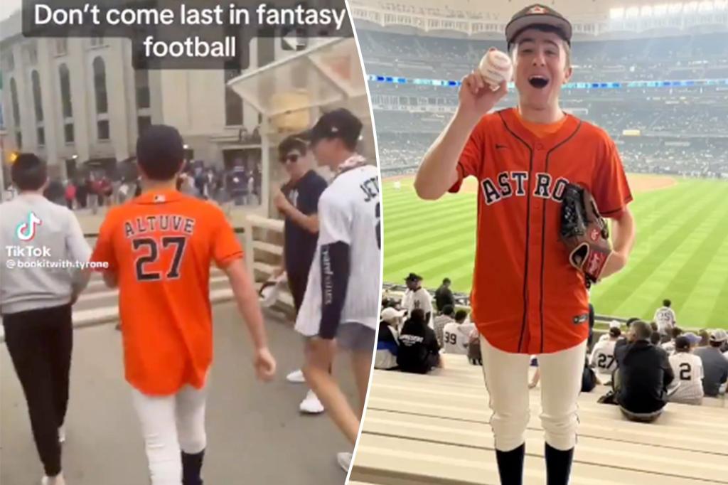 New York Post on Twitter "Fan forced to wear José Altuve’s Astros