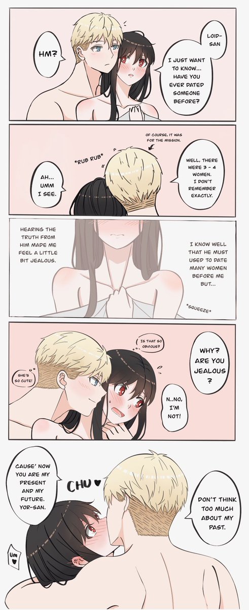 Pillow talk ❤︎
#loidyor #ロイヨル　#SPY_FAMILY 

I just want to draw possessive Yor. (≧∀≦)