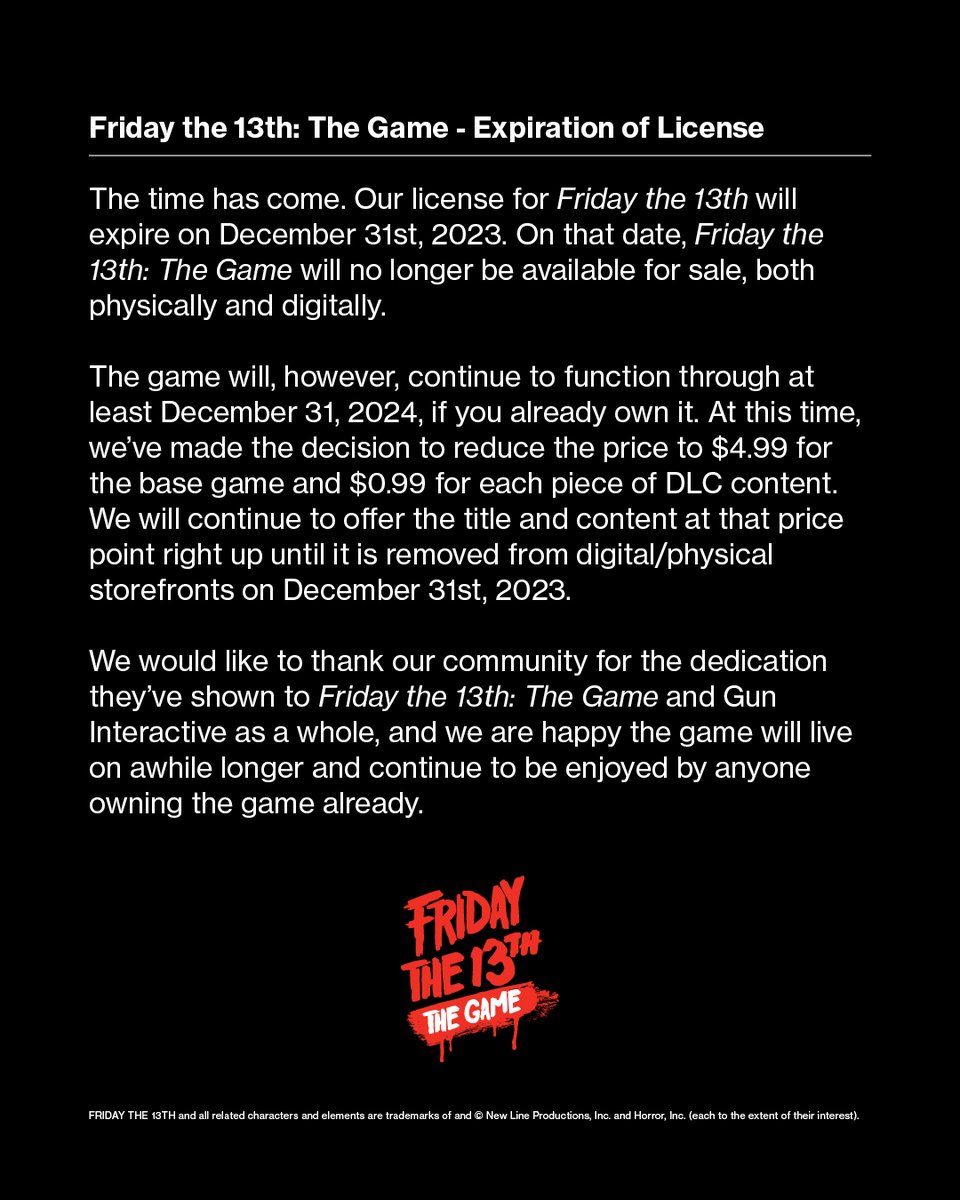 Friday The 13th Game (@Friday13thGame) on Twitter photo 2023-06-08 14:16:40