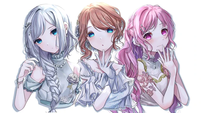 ❁⃘*.゜❁⃘*.゜❁⃘*.゜❁⃘*.゜❁⃘*  最高のストーリーをありがとう。 ジューンブライドイベより、 最高の花嫁たちを…  ❁⃘*.゜❁⃘*.゜❁⃘*.゜❁⃘*.゜❁⃘*  #prsk_FA #イラスト