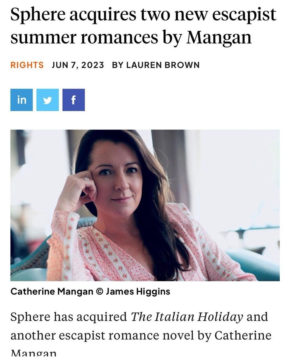 Excited to tell more stories this year and next! First up #TheItalianHoliday set on the idyllic island of Ponza 🇮🇹 📚 Thanks to the dream team @BooksSphere @NorthbankTalent