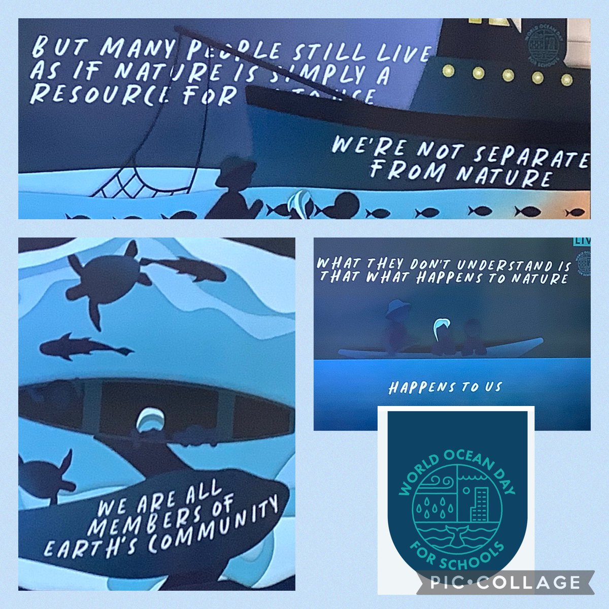 Dosbarth Indigo are making their pledges #WorldOceanDay2023 What can you do to help?