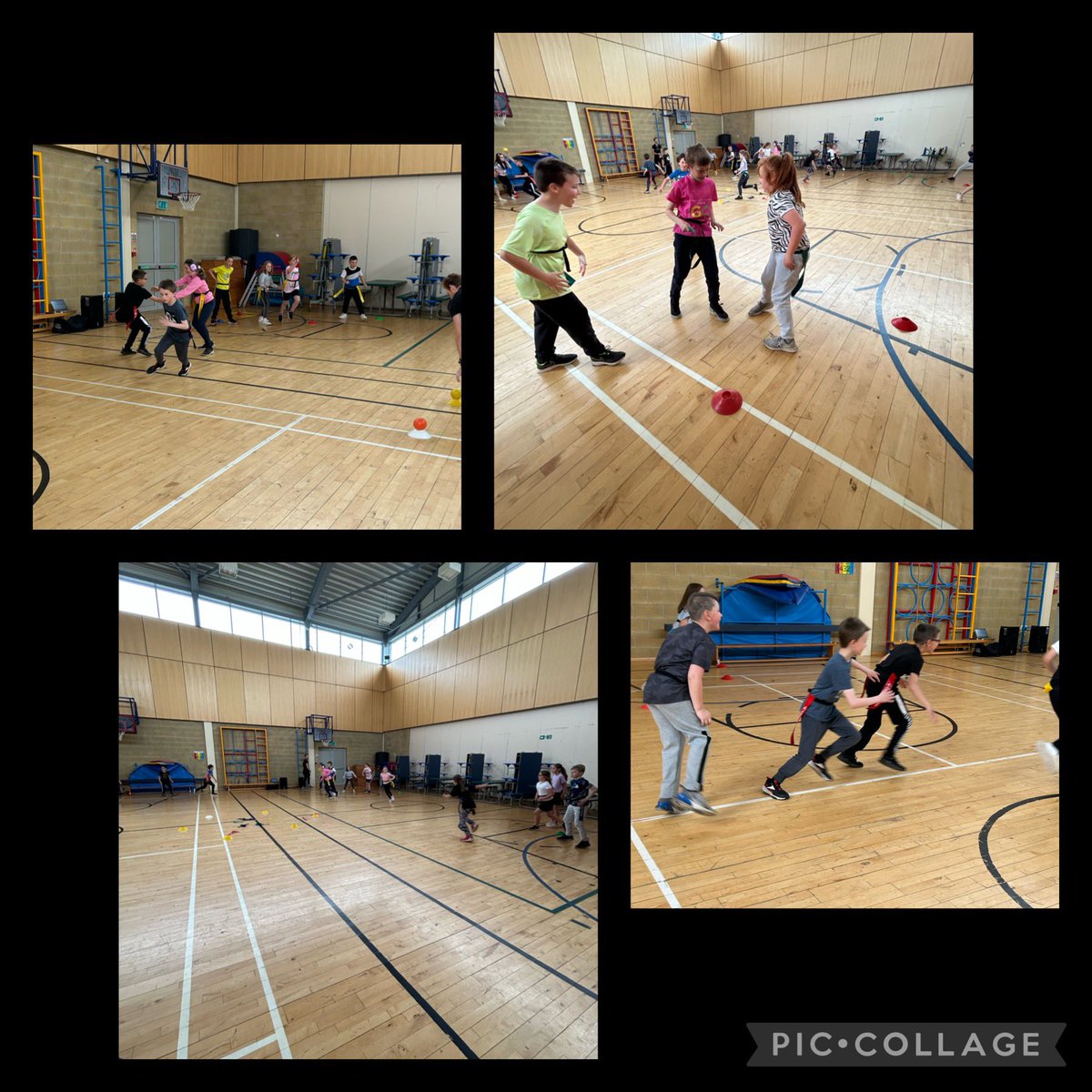 DeanburnPS_P7A's tweet photo. We had a fabulous time with Steven from Future X this afternoon. We played a few games and were exhausted at the end of it! 😊 #DPSHealthweek #Fitness #Fun #Games https://t.co/pU9ekVfp4F