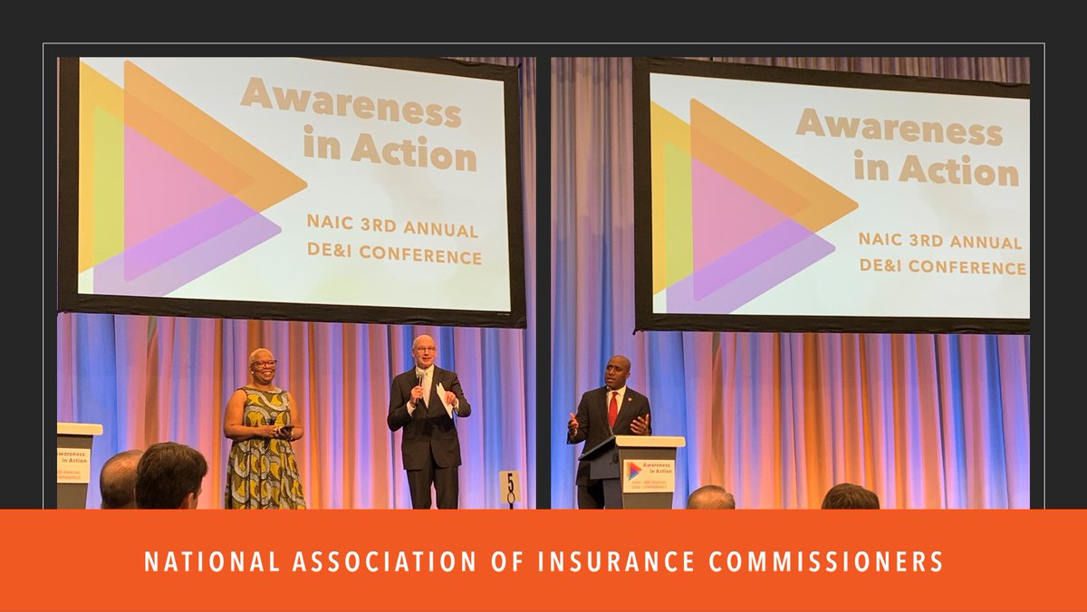 More than 500 attendees received a warm welcome to the NAIC’s 3rd Annual DE&I Conference from (L-R) NAIC Director of DE&I Evelyn Boswell, NAIC Acting CEO Andy Beal, and Kansas City Mayor Quinton Lucas. #NAICDEI https://t.co/6K4GOTuM6v