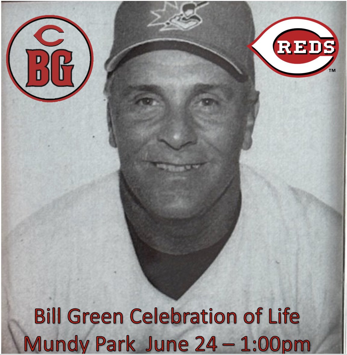 Please help us celebrate and recognize the life of <a href="/CoquitlamReds/">Coquitlam Reds</a> long time coach &amp; General Manager, Bill Green. Ceremony will be in between the scheduled <a href="/bcpbl1/">BCPBL</a> DH at Mundy Park between the Coquitlam Reds and <a href="/Whalley_Chiefs/">Whalley Chiefs 🇨🇦</a> June 24 approx 1:00pm <a href="/Baseball_BC/">Baseball BC 🇨🇦</a> #BCbaseballlegend