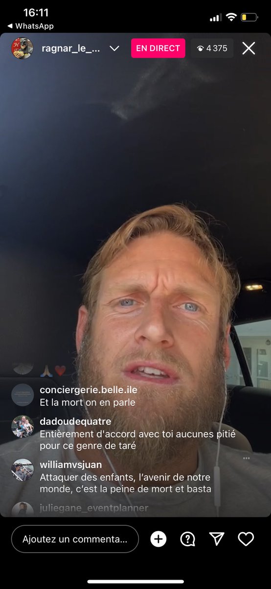 TheoAntns's tweet photo. Ragnar Le Breton à l’instant :
« Jvais le dire, faut arrêter de leur trouver des excuses, c’est peine de mort […] pour ce genre de fils de pute. Rien ne justifie une attaque au couteau sur des enfants » https://t.co/l7upxtM6MF