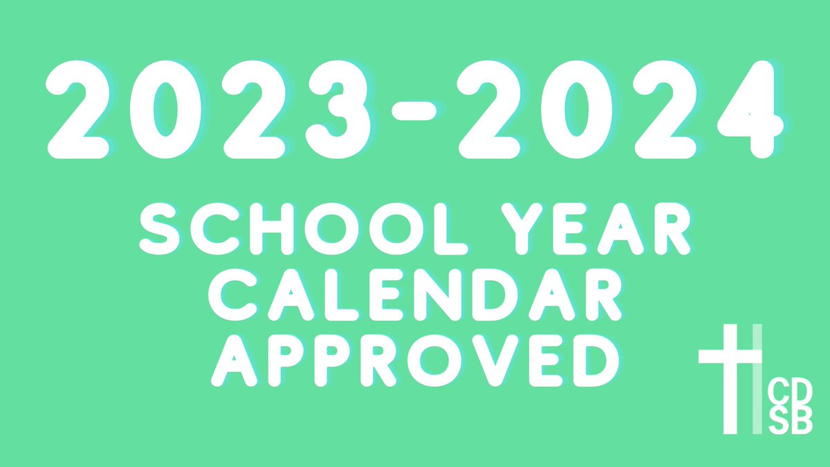 The 2023-20234 School Year Calendar has been approved! 

Check out important dates for the upcoming school year here: hcdsb.org/schools/school…