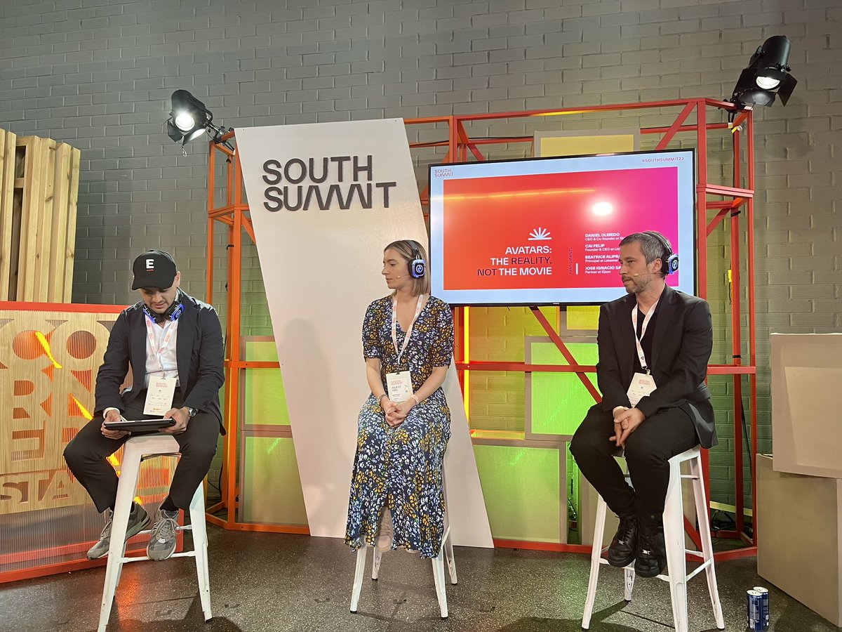 south_summit's tweet photo. 🎮 Get ready to embark on an extraordinary journey where gaming and technology collide!
Join us at #CornerStage during "Avatars: the reality not the movie" with Bea Aliprandi (Lakestar), Cai Felip (@UnionAvatars) and José I. Saldarriaga (EJASO) 🌟🕹️ #SouthSummit23 https://t.co/KoLHiNONsX