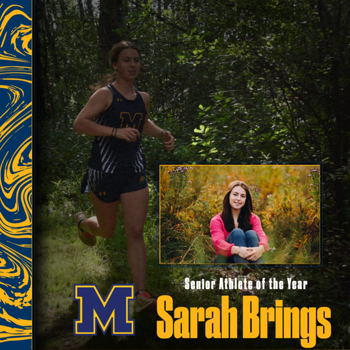 Congratulations to Sarah Brings, Senior Athlete of the Year! #GoZephs