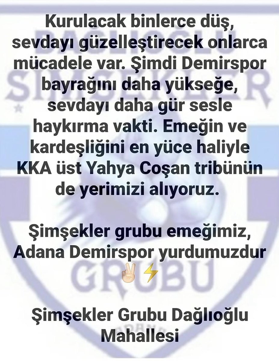 ADANA DEMİR 💙✌🏻