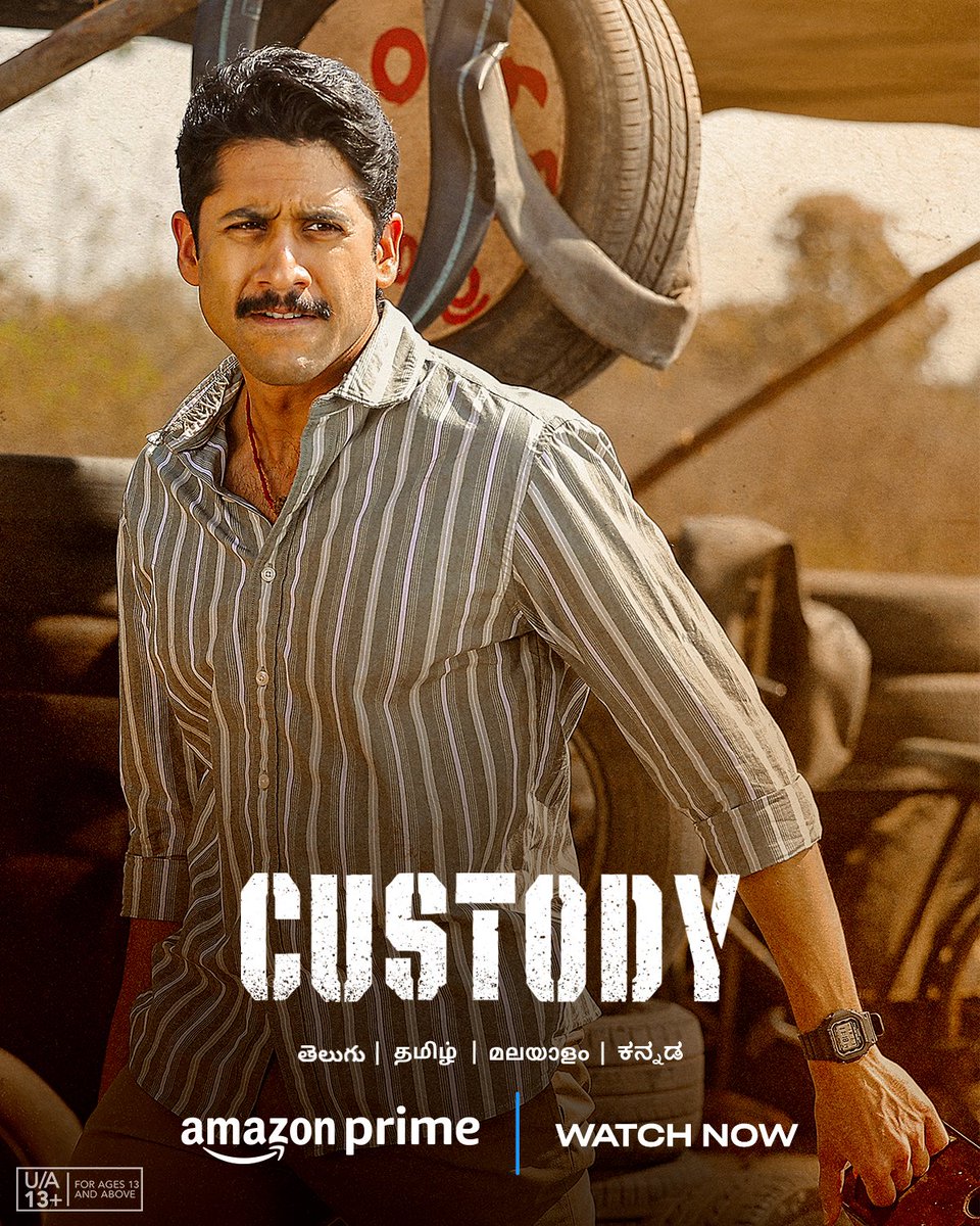 can Siva defy the odds and uncover the truth, find out!🔥 #CustodyOnPrime, watch now bit.ly/CustodyOnPrime