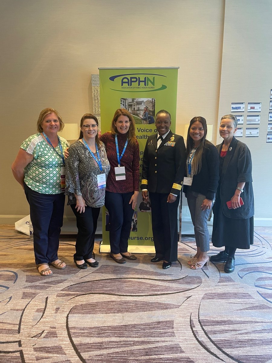 TCU Nursing faculty inspired by Rear Admiral Aisha Mix, CNO of the US Public Health Service at the Association of Community Health Nursing Educators  – Association of Public Health Nurses joint conference in San Diego!