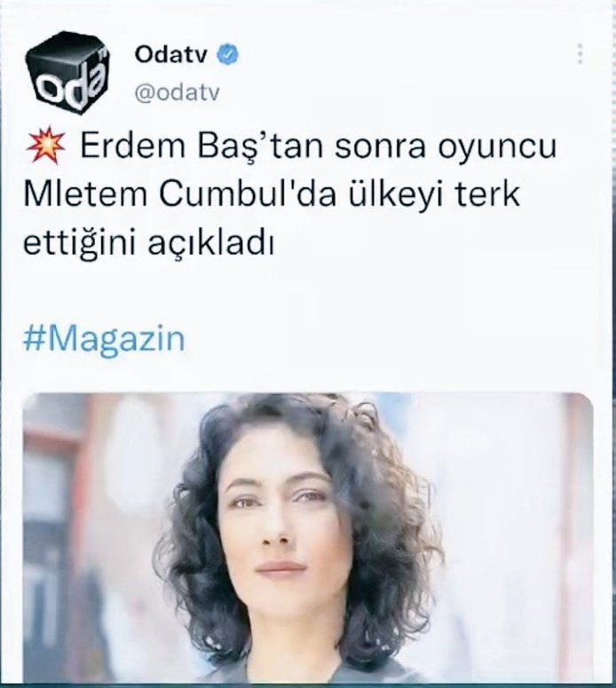 sevdaturkusev's tweet photo. Meltem Cumbul, ülkeyi terk etmiş. Bize ne! https://t.co/290dvDfeOU