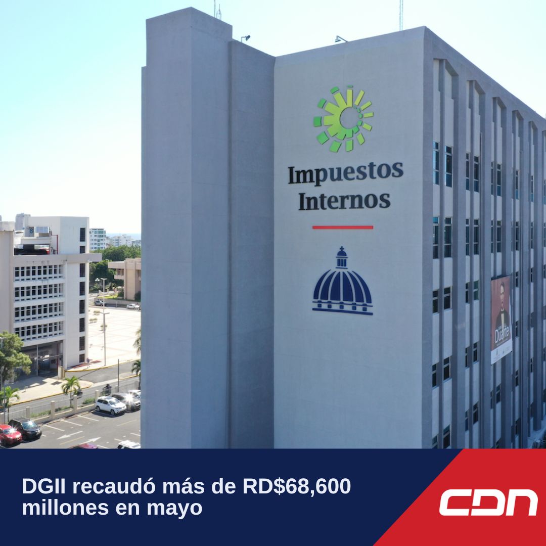 cdn37's tweet photo. #CDN.-  La Dirección General de Impuestos Internos informa que el recaudo correspondiente al mes de mayo 2023 sumó un total de RD$68,627.3 millones, para un cumplimiento del 100.5 por ciento del total estimado para este periodo.

Si se compara el recaudo del mes de mayo de este año con el de 2022, el periodo actual muestra un crecimiento de 9.8 por ciento con RD$6,143.6 millones por encima que en 2022.

Para el periodo enero – mayo la entidad recaudadora del Estado acumula una recaudación de RD$322,056.7 millones para un cumplimiento del 102.7 por ciento por parte de los contribuyentes y RD$8,462.9 millones por encima de la estimación inicial.
.
.
Para más información entra a nuestro portal web, https://t.co/JMXawBvzFc.
_

#CDN37 #CDN #RD