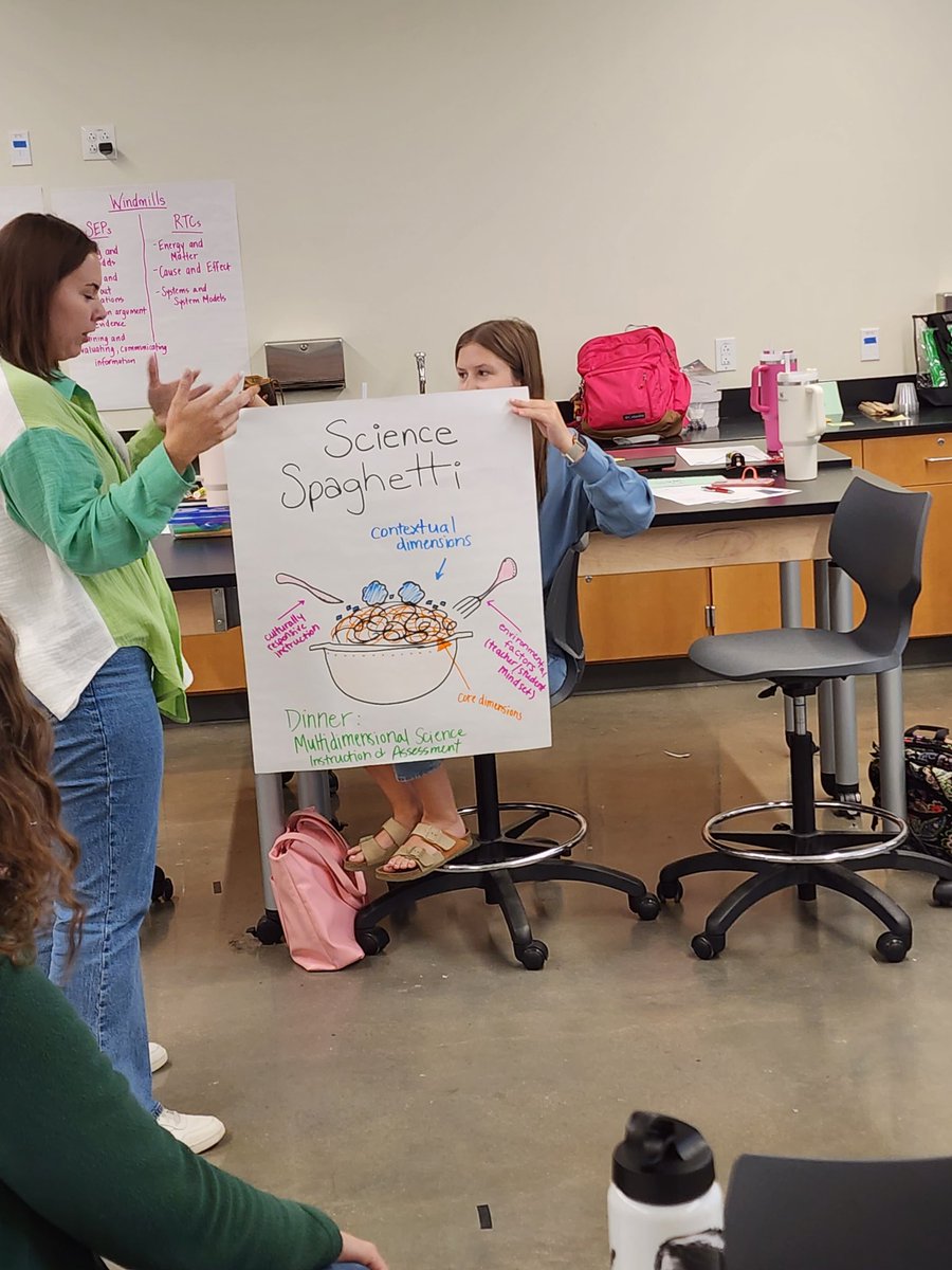 Teachers using creative metaphors to explain the components of the FWISD Science Framework! #FWISDScience #SummerFlex #ElementaryEducation @CarminiaGonz @benzenering10 @mrshilbs11 @MrsTrotterSci @rocco_williams4 @shanny6494 @StaceyLeonardB1