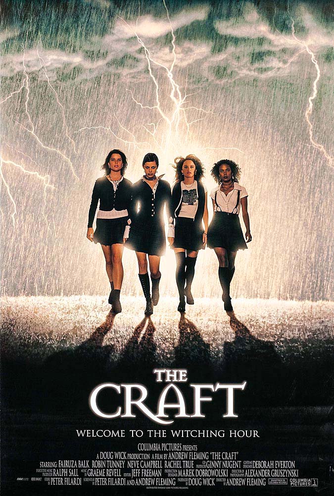 #TheCraft (1996) Heathers meets Witches of Eastwick. Glossy, above average & empowering. Banger soundtrack. Quality dialogue & script. Fully fleshed characters. Ahead of its time. Darkly comic. Fable of adolescent powerlessness & self discovery. Me likey. #macguffinmoviedrone