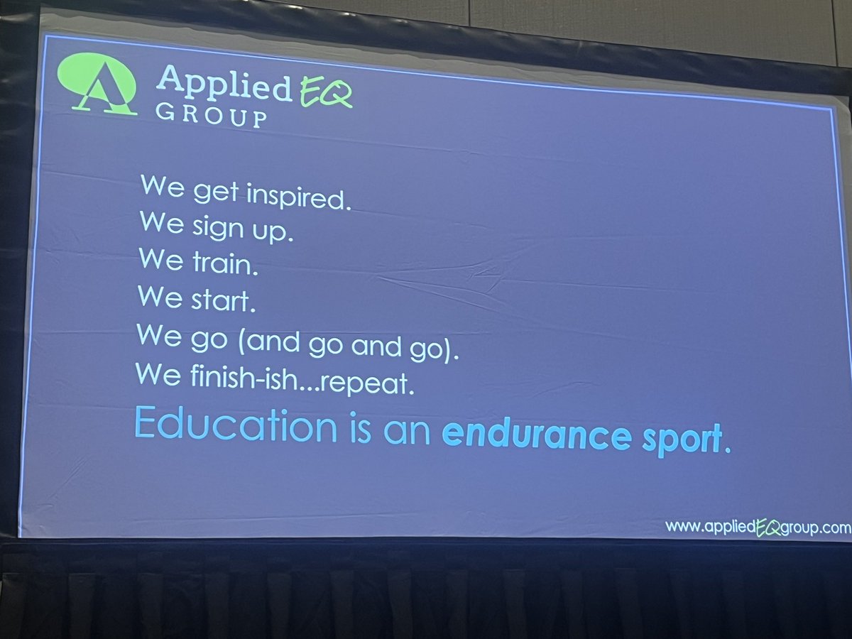 Ms_Vozar3rd's tweet photo. Loved @BruckiPatti’s awesome session comparing teaching to running marathons at the #CFISDRRR conference! #educatorswhorun #cfisdspirit https://t.co/jTshb3uoEC
