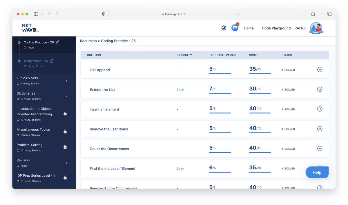 rahul_telugu's tweet image. Growth cycle -2
Week-7
Day-37
Today, I Learned about List Methods🤗
Also, completed MCQ Practice 1 and 2 & Coding Practice-26
As well as Assignment -26
As part of Python - 2
#fullstackdeveloper
#mernstackdeveloper
#bootstrap
#html