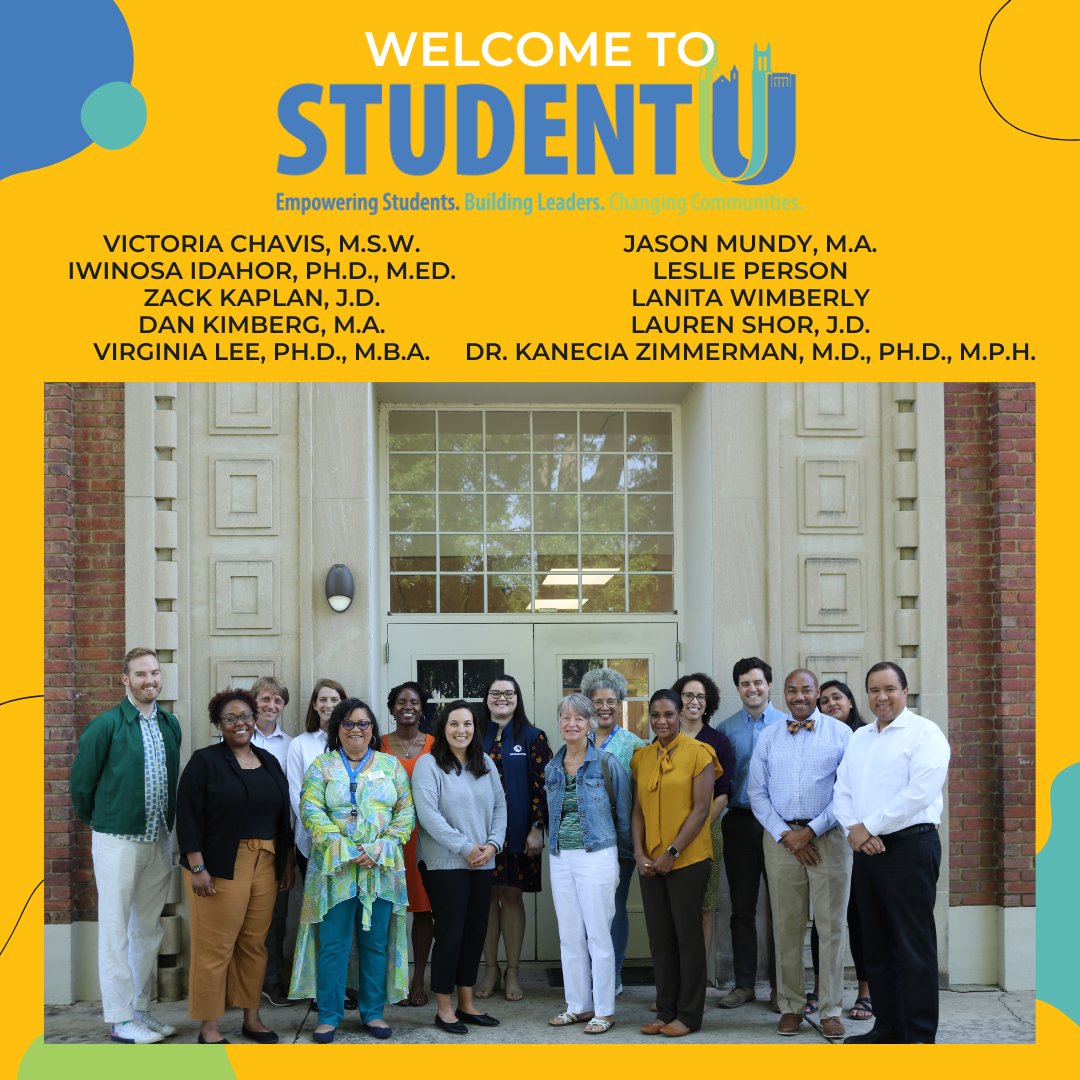 StudentUDurham's tweet photo. We're pleased to introduce our new board members! Their invaluable expertise & diverse backgrounds will help to fulfill our mission to create a Durham where all students succeed. Join us in welcoming them Student U!
#EmpoweringStudents #BuildingLeaders #ChangingCommunities https://t.co/KTxLBwPebU