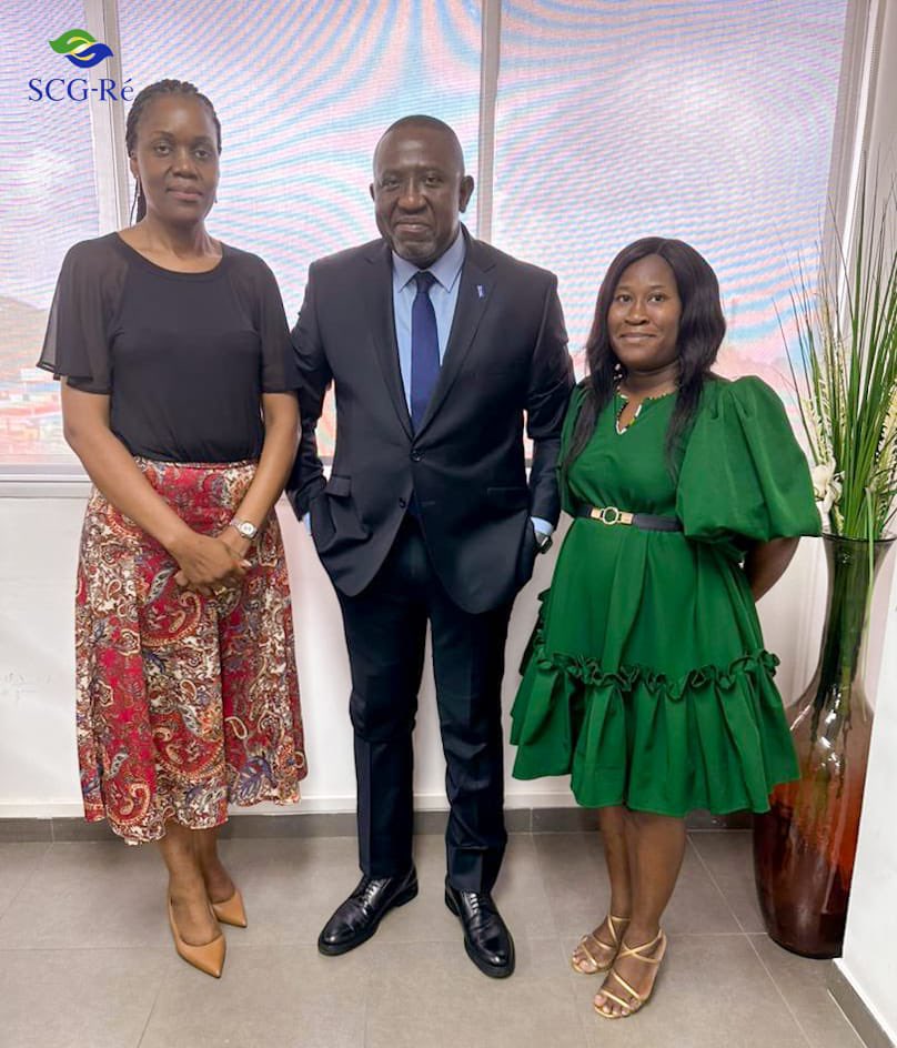 𝐒𝐂𝐆-𝐑𝐞́/ 𝐀𝐜𝐭𝐮

Le Bureau Régional de la SCG-Ré à Abidjan, en charge des marchés de l'Afrique de l'Ouest et du Nord, a récemment effectué une série de visites auprès des administrations et des sociétés d'assurances en Côte d'Ivoire.