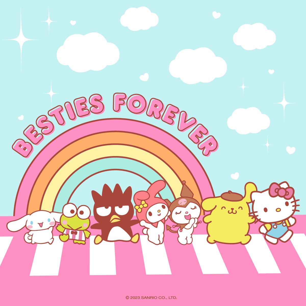 Besties forever 🌈💖 Tag your BFF and tell us why you love them! #nationalbestfriendsday