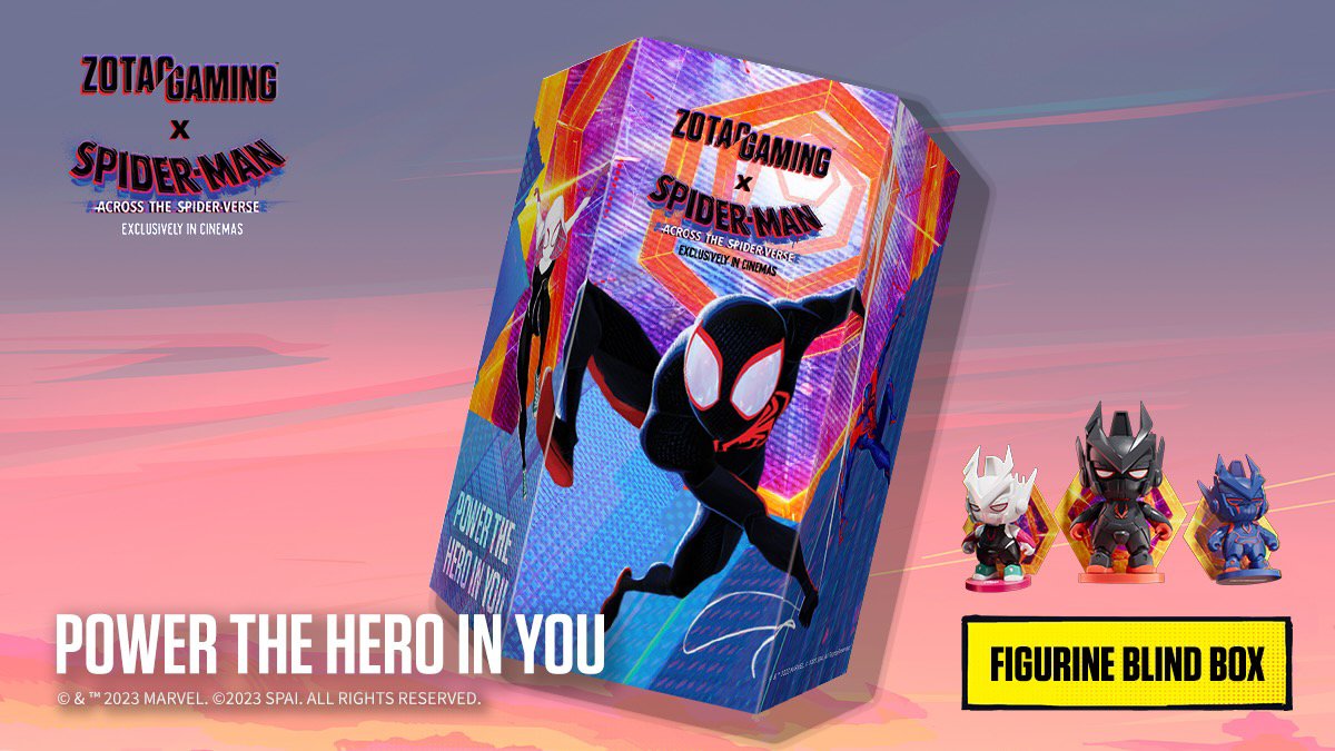 Which is your favorite ZTORM figure?

a. ZTORM as Spider-Man™
b. ZTORM as Spider-Gwen™
c. ZTORM as Spider-Man 2099™

See Spider-Man™: Across the Spider-Verse, exclusively in theaters now 

#ZotacxSpiderversemovie #SpiderVerse #PowerUp #PowerTheHeroInYou #PowerTheWin #ZTORM