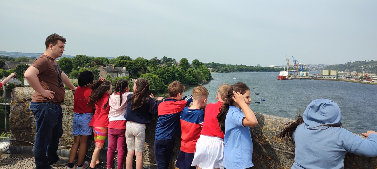 ScoilPadrePio's tweet image. #1stclass launched rockets, built rollercoasters and climbed @blackrockcastle today. An inspiring day if learning. #STEM #Cork