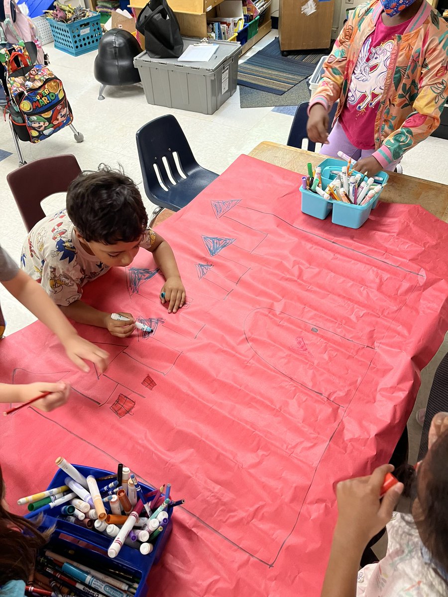 These kids came in this morning on a mission-create and perform Beauty and the Beast:Popsicle Stick Puppet edition. They’re hard at work making puppets, designing the set and making tickets. Tomorrow at 1:30 we open this new production…<a href="/JayBilly2/">Jay Billy</a> look out for your ticket
