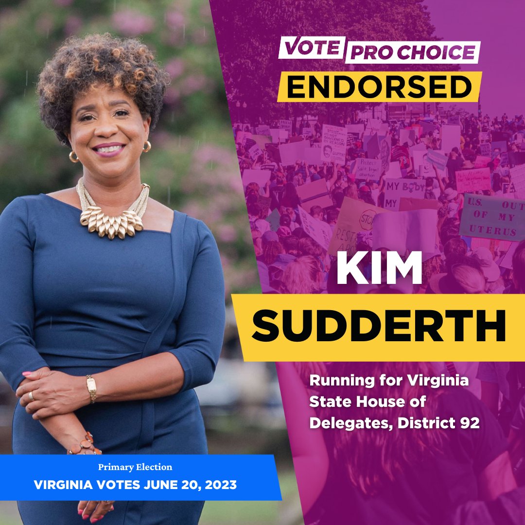 VoteChoice's tweet image. “After Roe was struck down in 2022 and more recently the decision on Mifepristone, it has become abundantly clear that any protections for a woman's body autonomy would need to come from the state level.” -@KimFor92