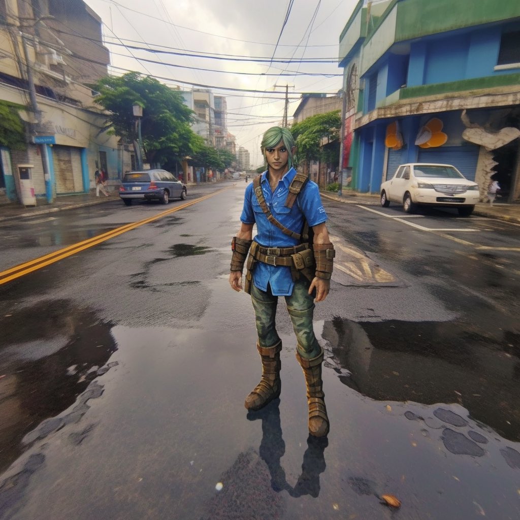 Si Link viviera en Guayaquil, cortesía de <a href="/midjourney_ai/">Midjourney</a> #zelda