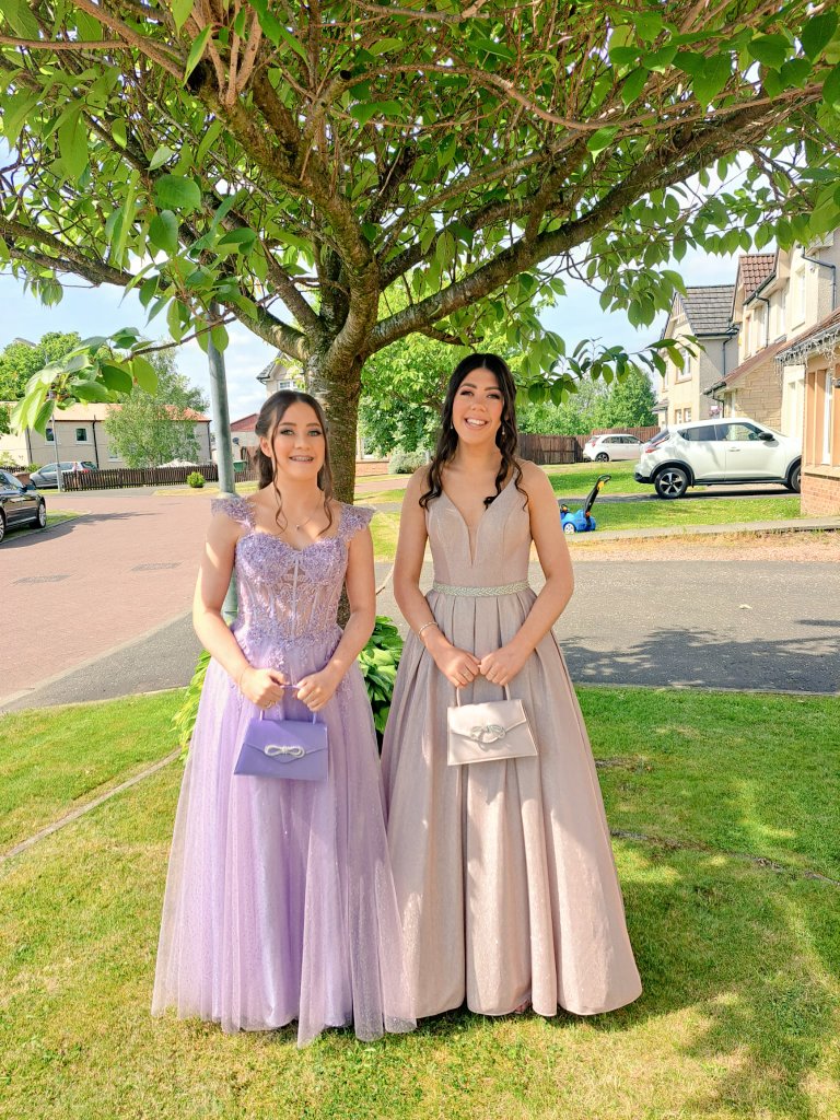 Another special night as my daughters get ready for their S6 Prom night.