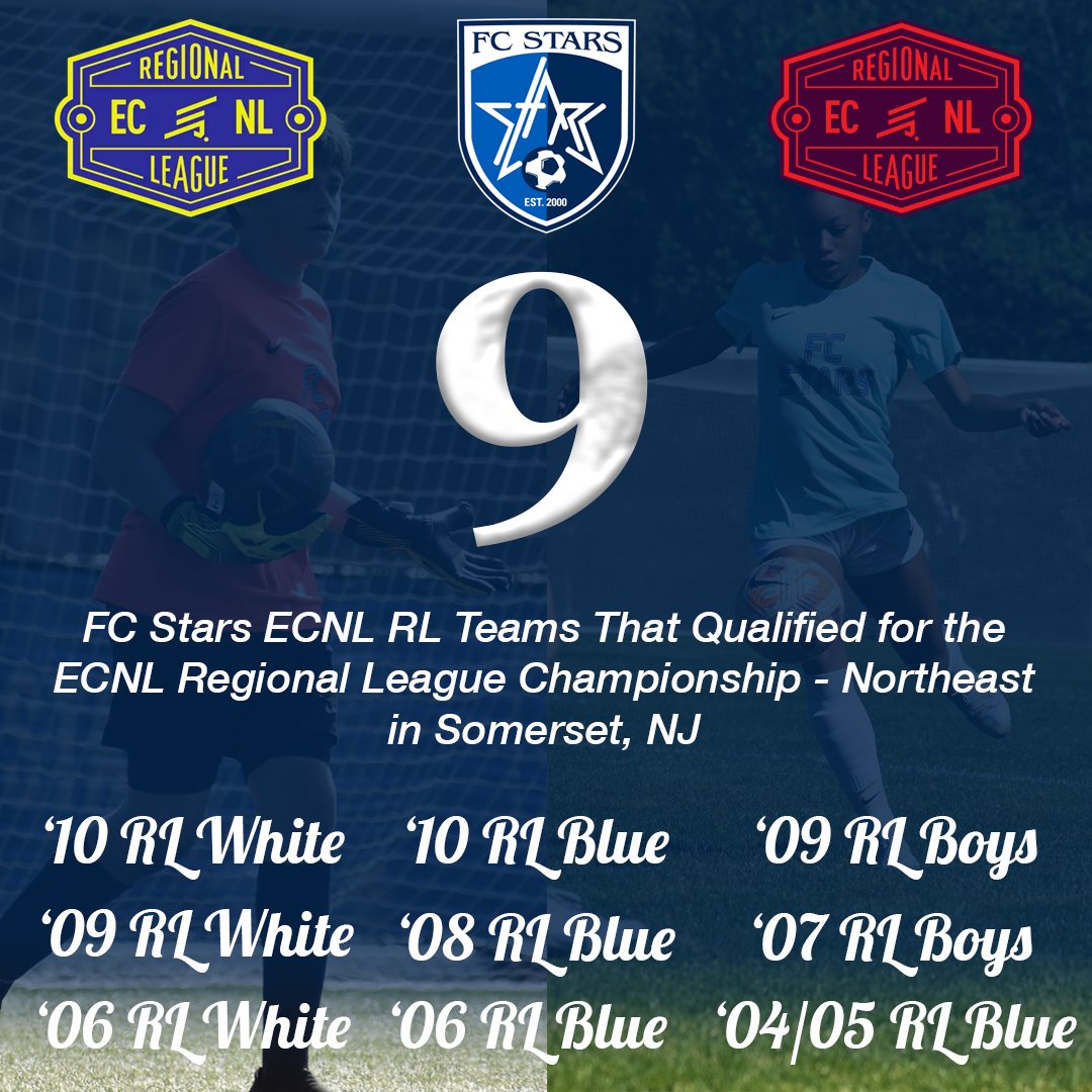 FC STARS on Twitter "Congratulations to our 𝑵𝑰𝑵𝑬 ECNLboys and