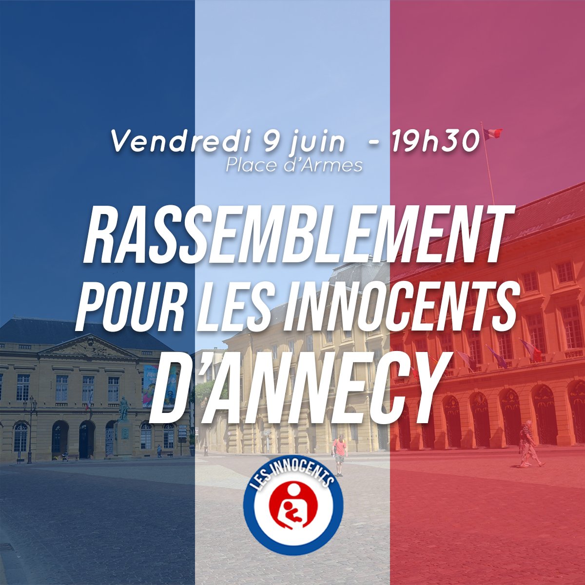 Demain soir, nous nous rassemblerons pour les victimes gravement blessés de l'attaque à Annecy. 

Joignez vous à nous, pour nos enfants, pour nos innocents victimes de la barbarie d'un demandeur d'asile Syrien, contre ce gouvernement irresponsable. 🙏