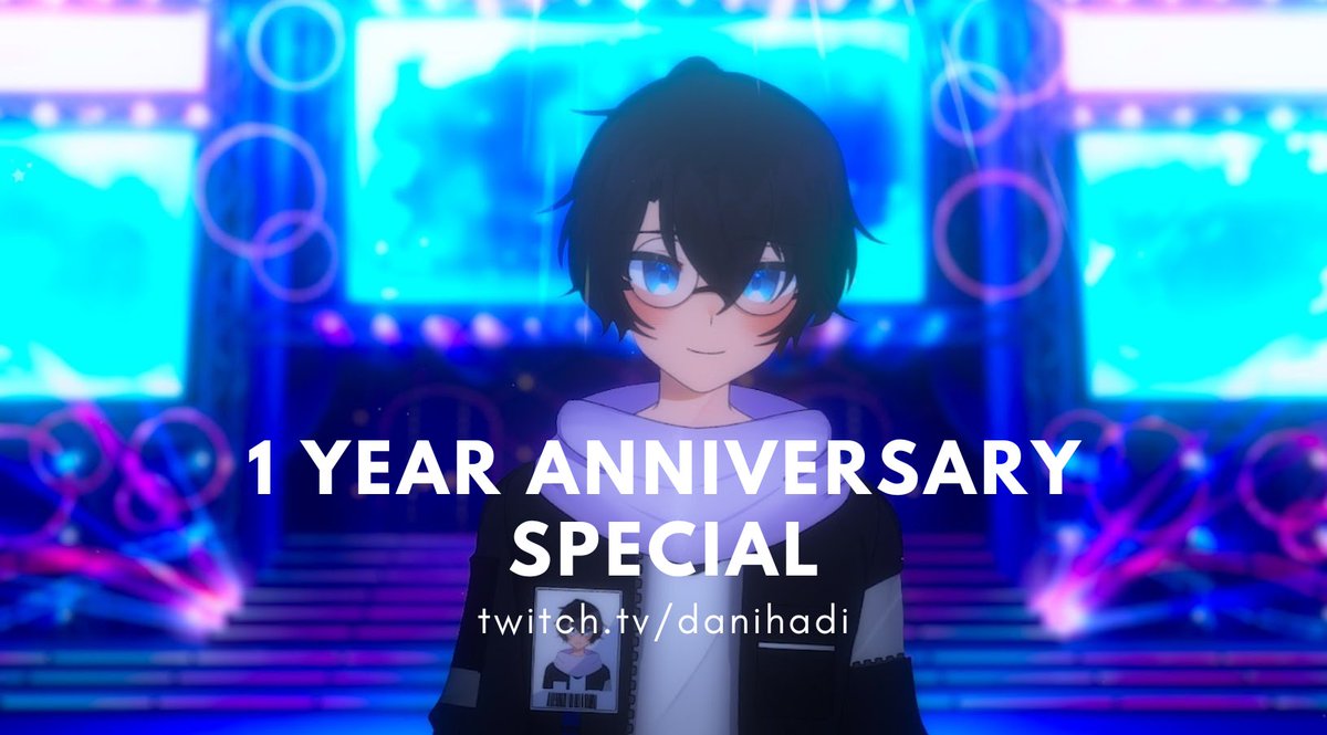 danihadimusic's tweet photo. Hallihallo! After many many days of prep work the day is finally here, I will celebrate my 1 year vtuber anniversary on stream now ^^ I got many exciting things planned like the release of my cover, a mini karaoke/dj session and hanging out with friendos :3 

#ENVTubers https://t.co/KyXoTOvfz1