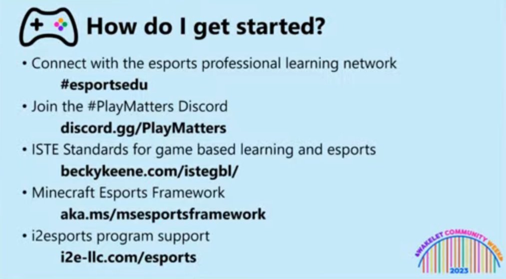 #esportsedu
discord.gg/PlayMatters
beckykeene.com/istegbl
aka.ms/msesportsframe…
i2e-llc.com/esports