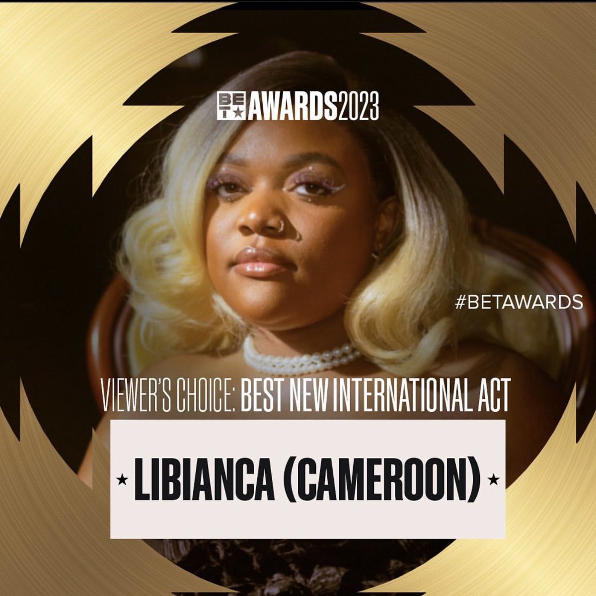 Cameroonian Artist Libianca has been Nominated for the BET AWARDS. Libianca is the first Cameroonian artist to be nominated for BET under the category of Viewers Choice: Best New International Act. Congratulations Libianca. Let's bring this home! #Cameroonians