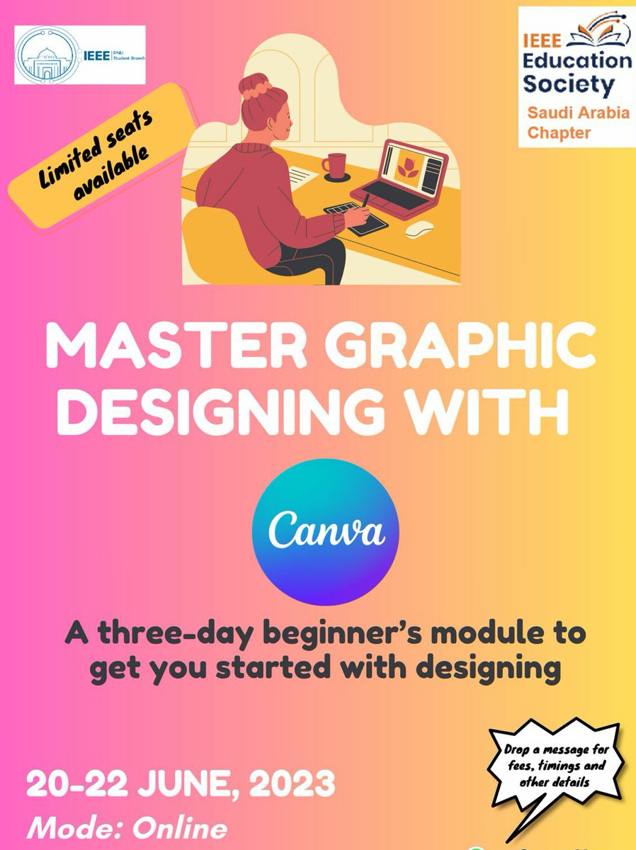 smu_adelaide's tweet image. Due to #Hugenumberofregistrations and #highdemand floating the module  #GraphicDesigning again