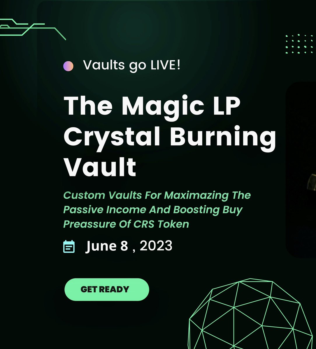 We're thrilled to announce that the long-awaited VAULTS ARE NOW LIVE!

🔗 vaults.SynergyCOFP.com

Unleash the power of Magic LP and set your investments ablaze with CRS Burning Vault.

Stay tuned for a vault FAQ! #SynergyCOFP #NewEra #crypto #investing