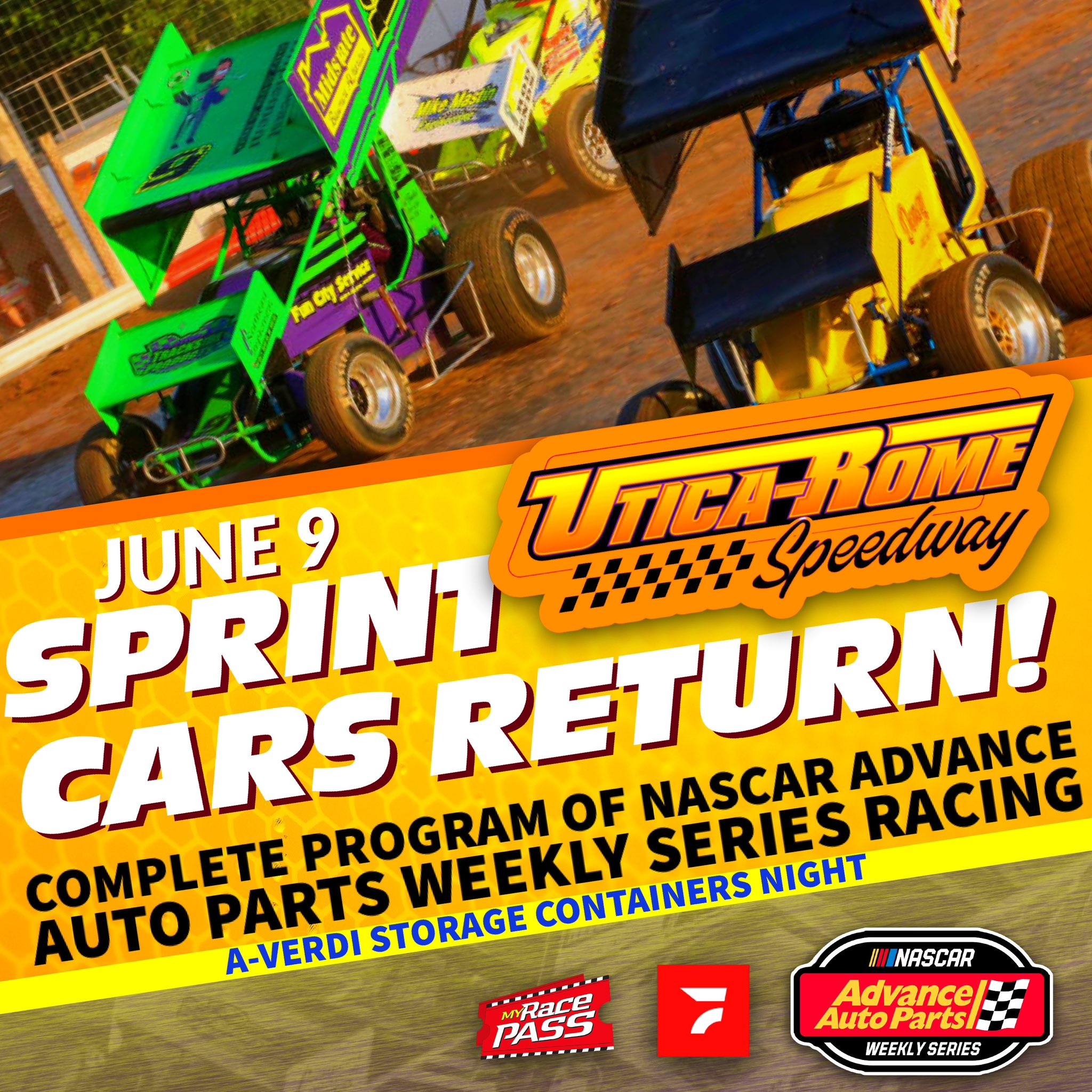 UticaRome Speedway on Twitter "This Friday night, June 9, UticaRome