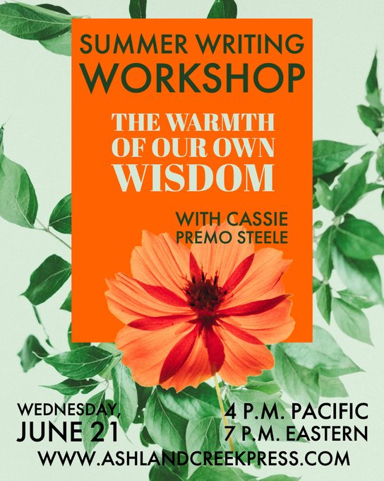 I'm teaching a summer solstice writing workshop! 🌞 - mailchi.mp/9cb9d3cd7e08/i… #writingcommunity #writing #writingprompts #amwriting #clifi #environmental #fiction #poetry #indiepub #books #summersolstice @EcoLitBooks @AshlandPress @OutcastPress @slicesofanxiety @yellowarrowpub