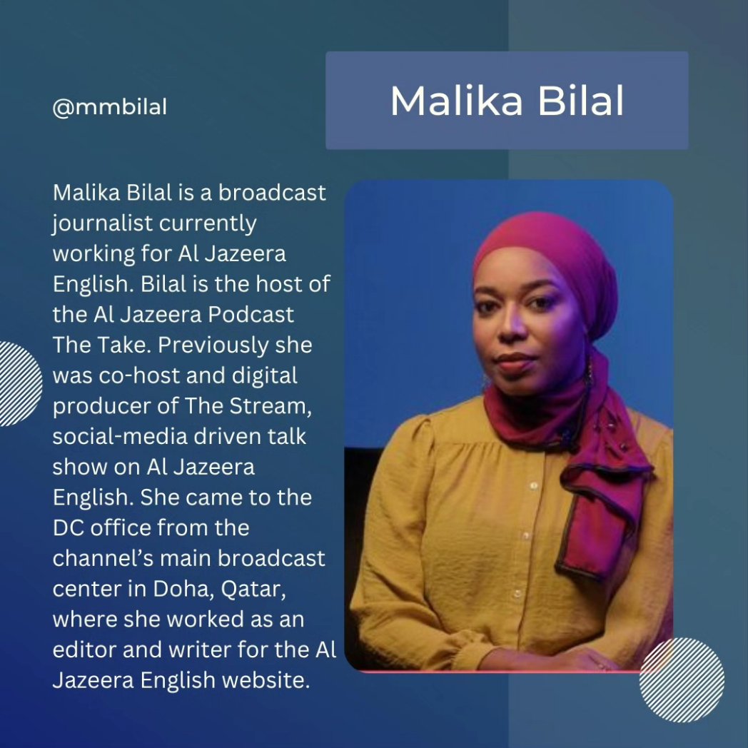 HalalRun's tweet photo. Part 2 - Inspiring Muslims of the week, featuring:

Malika Bilal - Broadcast Journalist @ALJAZEERAGULF @AJEPodcasts @AJStream
@mmbilal

Hatem Bazian - Co-founder @zaytunacollege, Professor
@HatemBazian

Mubarakah Ibrahim - Fitness Expert, Business Coach & Speaker
@FitMuslimah

Saeedah Haque - Designer

#halalrun #muslims #halal
