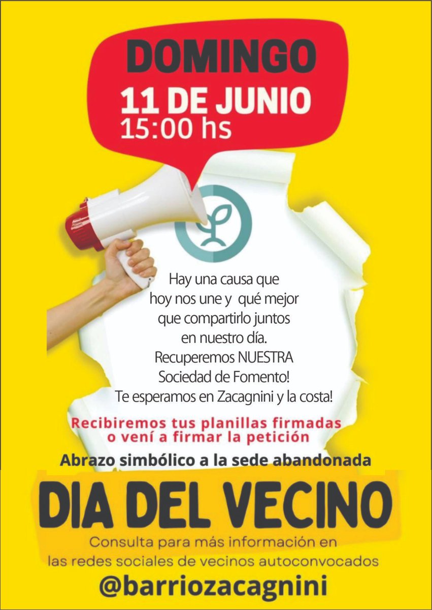 Laurys1980's tweet photo. Por una sociedad de fomento de... por... y para los vecinos... https://t.co/uJv0gZJZ18