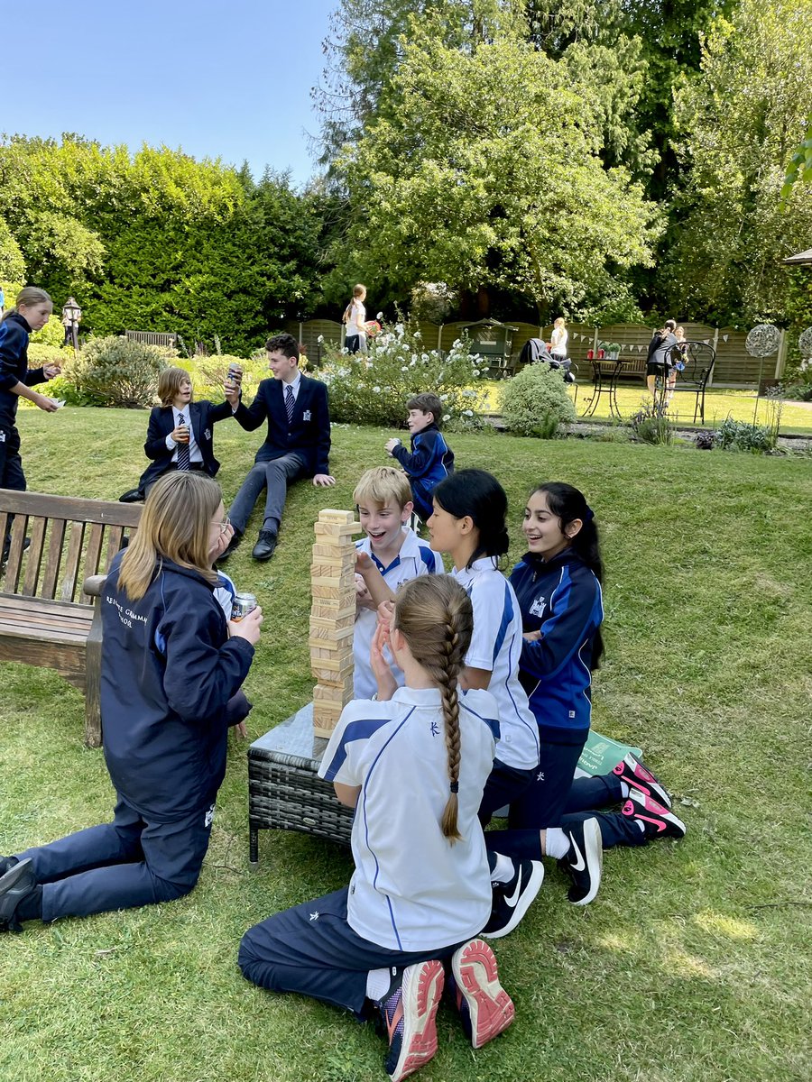 A lovely time with <a href="/ReigateGrammar/">Reigate Grammar School</a> students celebrating their 13th birthday 🎉 🎂 🥳 in the sunshine ☀️, playing games in the Headmaster’s garden.
#makingfriends
#makingmemories