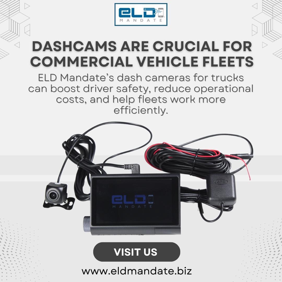 eld_mandate's tweet photo. Dashcams for commercial vehicle fleets are a game-changer! Thanks to the #ELDMandate, they boost driver safety, reduce costs, &amp; improve efficiency.
Visit us: https://t.co/WRyt4sFvuP
Call Us: +1-800-406-9866

#ELDs #TruckingRevolution  #FleetSafety #TailLightTrackers #DriverSafety https://t.co/pq3CKpZsff