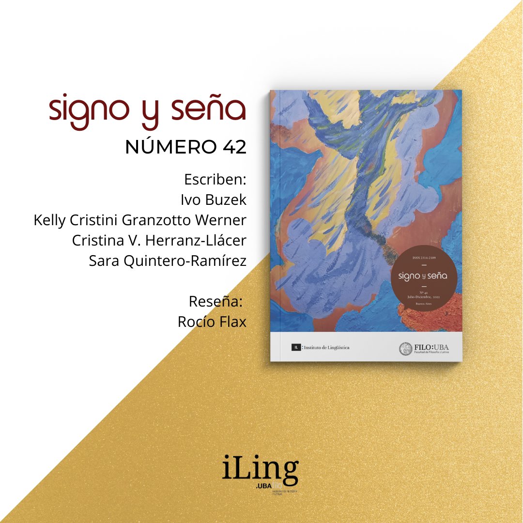 ILinguistica's tweet photo. Se encuentra disponible el número 42 de Signo y Seña, revista del Instituto de Lingüística.
Se puede acceder a todo el contenido en línea:
👉 https://t.co/IznxmY3Ts6
#openjournal #ojs #linguistica #openaccess https://t.co/ZbcXIgM434