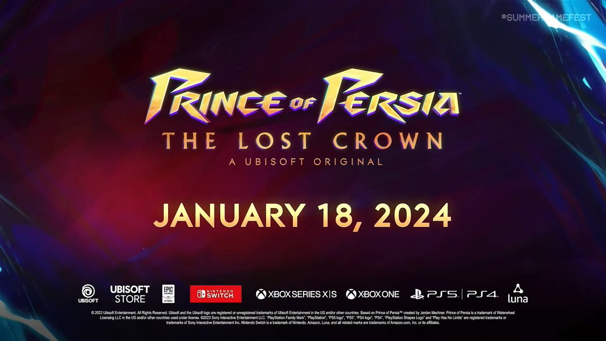 Thank you, Ubisoft!

#PrinceOfPersia