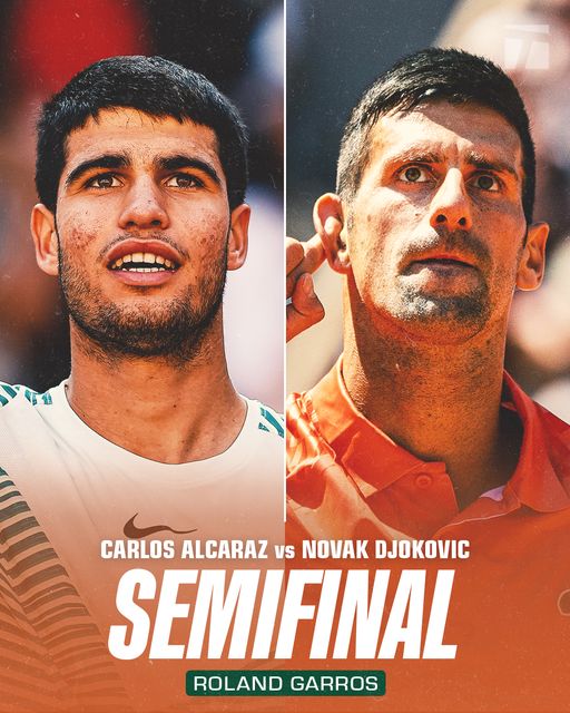 Tomorrow morning! 𝐃𝐣𝐨𝐤𝐨𝐯𝐢𝐜 𝐯𝐬. 𝐀𝐥𝐜𝐚𝐫𝐚𝐳 𝐞𝐱𝐜𝐥𝐮𝐬𝐢𝐯𝐞𝐥𝐲 𝐨𝐧 𝐓𝐞𝐧𝐧𝐢𝐬 𝐂𝐡𝐚𝐧𝐧𝐞𝐥! Coverage starts at 8:00am ET with TC Live, then the first semi at 8:45am ET.