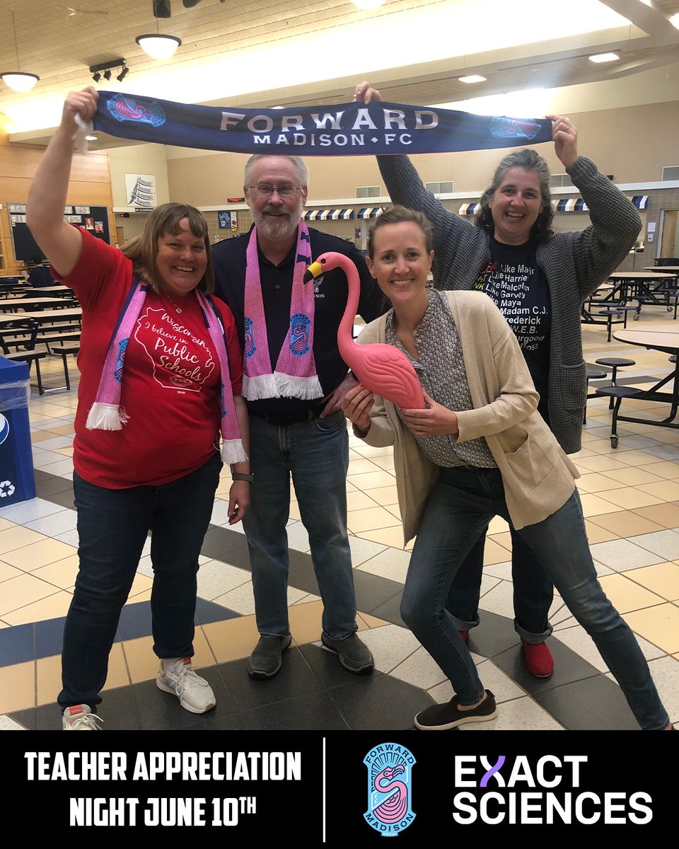 Hey Teachers! 🏫 You have until the end of the day tomorrow to claim your free ticket to our match on Saturday, June 10th courtesy of <a href="/ExactSciences/">Exact Sciences</a>!

Just fill out the form with your school email: forms.gle/yjF3eY2QNCvTYq…